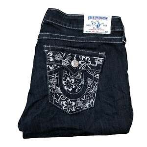 Vintage True Religion Jeans Size 32 BOOT CUT Embroidered